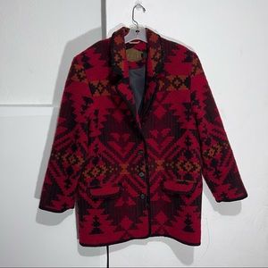 Woolrich blazer wool blend jacket vintage